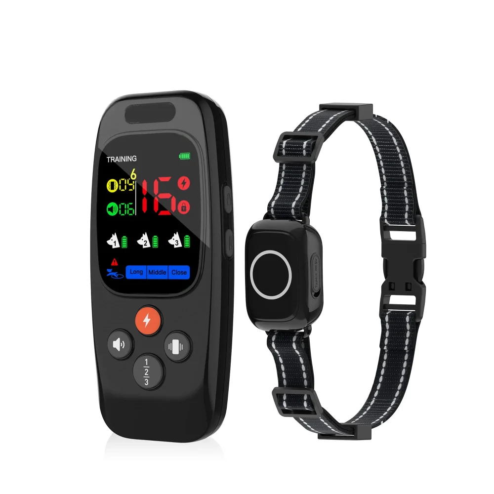 T800 Remote Dog Trainer – 3300ft Range, 3-Dog Control, FSK Stable Signal3