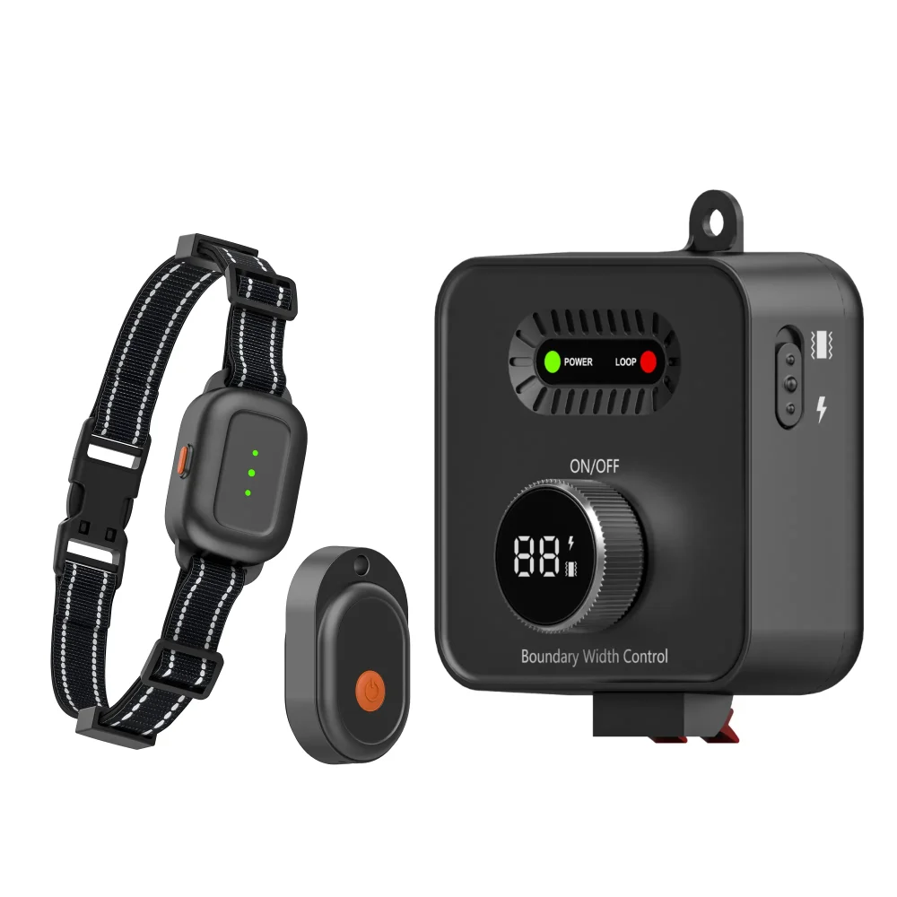 F600 In-Ground Dog Fence System – Dual Receiver, Adjustable Boundary