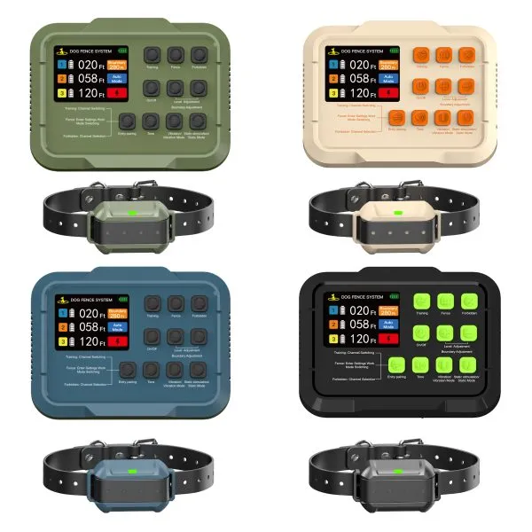 Wellturn F910Plus wireless dog fence kit with base unit and rechargeable collar
