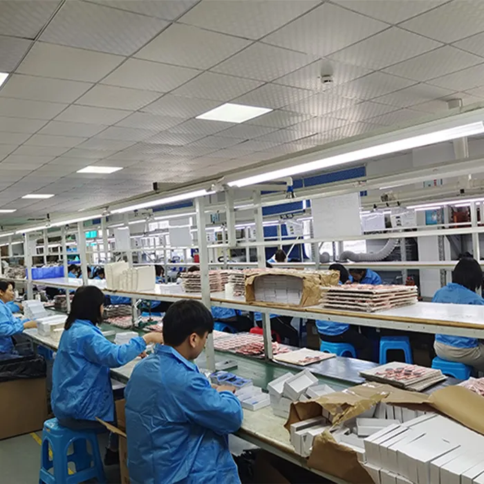 Busy production line