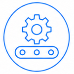 Five-step horizontal process infographic showing Wellturn's cooperation flow: Send Inquiry → Solution Match → Sample & Approve → Production → Deliver — a streamlined OEM/ODM project workflow.