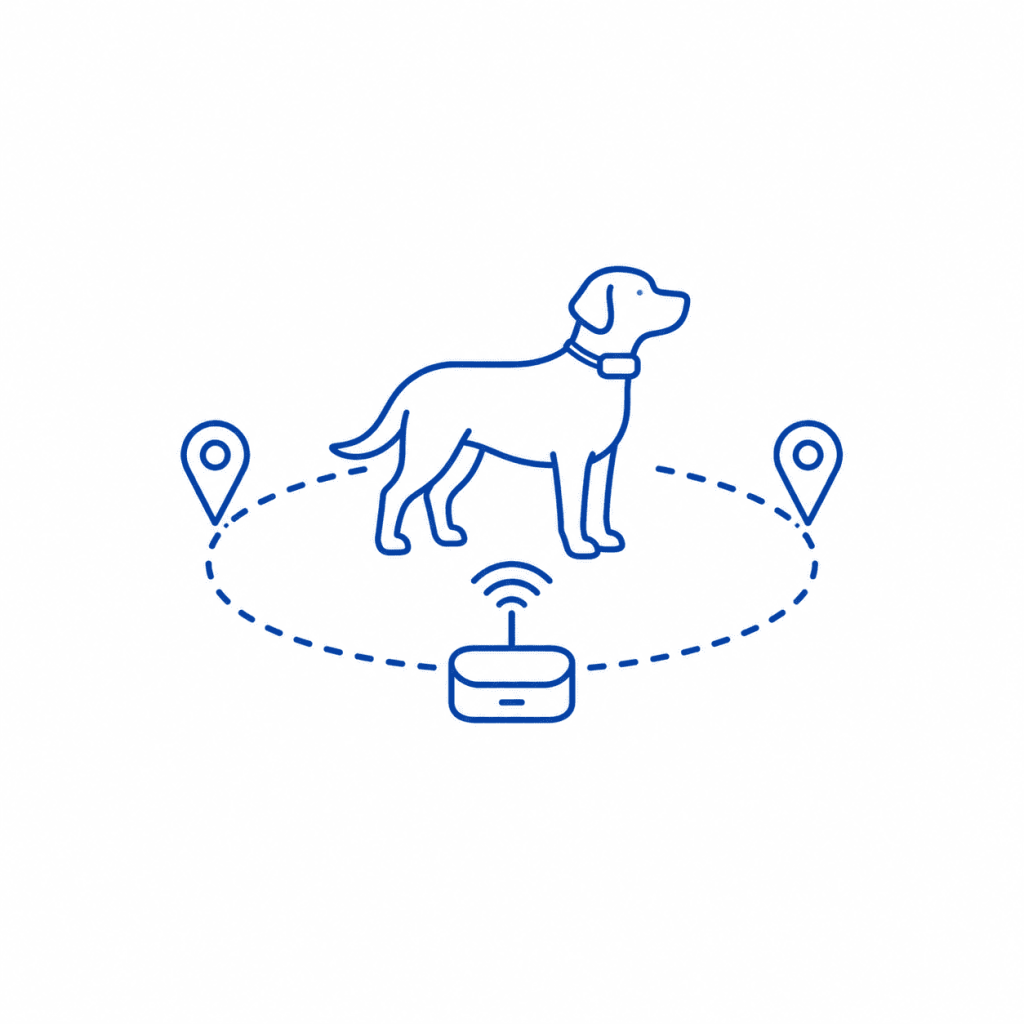 Dog containment systems icon