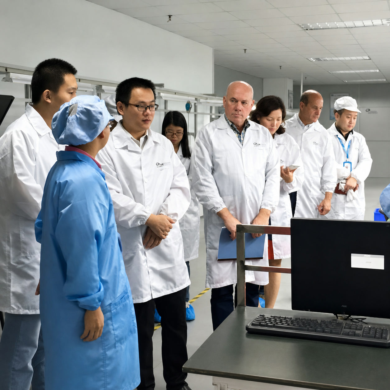 Clients visited Wellturn for a factory inspection