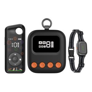 F620 Indoor and Outdoor Pet Fence System with Boundary Transmitter, Receiver Collar, and Handheld Remote Trainer